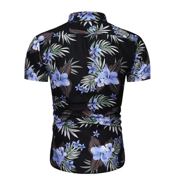 2021 Ljetna muška tiskane Nove besplatne košulja kratkih rukava Košulje za odmor na Plaži Kod vanjske trgovine muška odjeća 