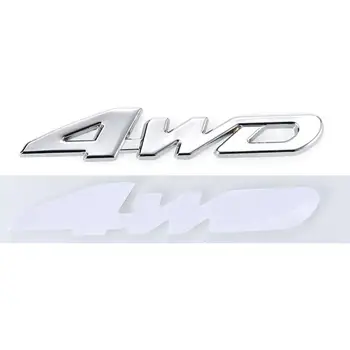 3D Naljepnice Automobile 4WD Amblem Ikonu Pogonski Voziti Auto Auto Motor Naljepnica Naljepnica Metal Krom Vanjski Pribor DIY Naljepnica 