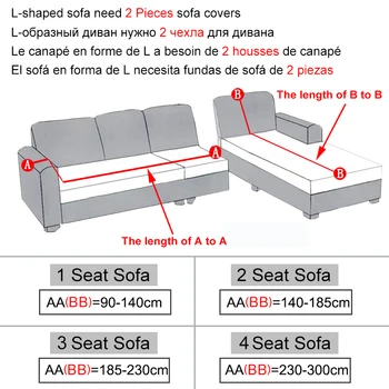 Mramorni presvlake za fotelje za vaš dnevni boravak Elastične geometrijski sjedalo Presvlaku za kauč L-oblika Funda de sofá de esquina fundas para sofás