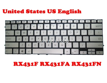 Tipkovnica za laptop ASUS ZenBook 14 UM431 UM431DA RX431F RX431FA RX431FN SAD SAD luč S pozadinskim osvjetljenjem