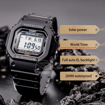 Casio satovi muška g-shock top luksuzni komplet vojne 200 m Vodootporan kvarc sportski muški sat masculino sat muška G-5600E-1D