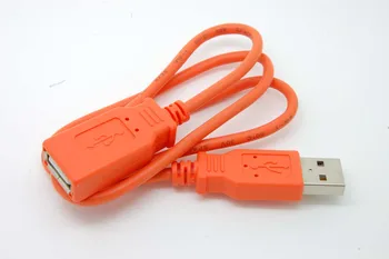 NOVI 2,5-noga USB 2.0 Kabel produžni kabel od Muškaraca i Žena Novi narančasta 2,5 Ft 5z5z 