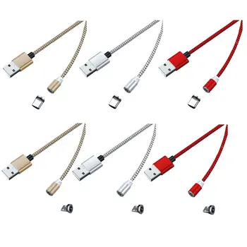 Magnetni USB Kabel, Tip C Kabel S led pozadinskim osvjetljenjem, Brzo Punjenje Podataka Punjenje Kabel, Micro USB Kabel Žica 