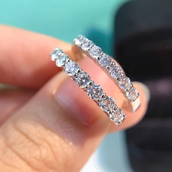 Huitan Šik Tanki Prsten za žene s blistav kamen CZ Svakodnevno Izraz Nježne Pribor Neobičan Poklon Vjenčano prstenje Nakit