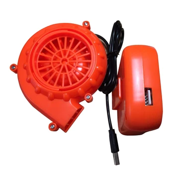 Električna Glava Maskota Orange Za Lutke Inflatable Igračka Mini-Odijelo na Baterije DC 6 Prijenosni Blower