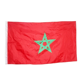 Nlbflag 3x5 metara 90x150 cm Nacionalna zastava Maroka nacionalni banner