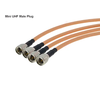 RG142 Kabel Mini-UHF Priključak za Mini-UHF Штекерный Konektor za RG-142 50-3 RF Koaksijalni Kabel Dvostruko Oklopljeni Produžni kabel Skakač Pletenica 