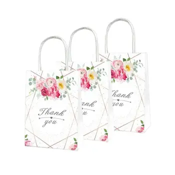 Mini-stranka za djevojčice vjenčanje favorizira za goste Poklon za novorođenče Kraft-paketi za svadbeni poklon Pakiranje torbe za Svadbene darove za Valentinovo za goste 