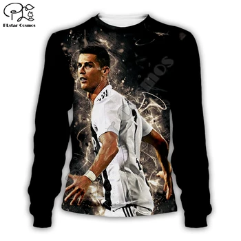 PLstar Svemir Cristiano Ronaldo Koza Sportaši Nogometaš jedne nove pomodarski Sportski odijelo 3DPrint Muška/Ženska Ulica Odjeća Zabavne Hoodies 16
