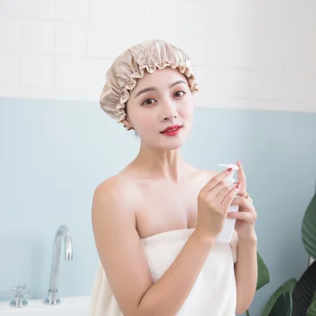 Novi trendi ženski kape za tuširanje Šešir Spa-brijač Hotel za kupanje Elastična kapa za tuširanje Proizvode za kupaonicu Kape za kupanje 5 Boja Kapa za kosu