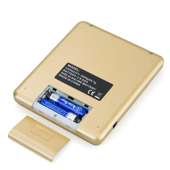 Elektronički USB-vaga 3000 g 0,1 g Kuhinjske Težina vage 3 kg 0,1 g Točnost Hrane Prehrambene Vaga Zlatni Vage za vaganje-Dvije Police
