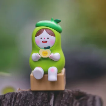 Slijepa kutija Slatka Voćni Farma igračke Figure grah Figurice Kawai Anime Figure Ukras Iznenađenje Guess Torba za djevojčice Poklon za rođendan 