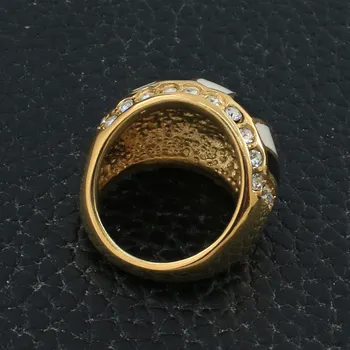 Prsten od nehrđajućeg čelika Nakit zlatne boje na Veliko za žene Modni poklon Najnoviji nakit za žene Joyas Mujer Shop RBJKBLBG 