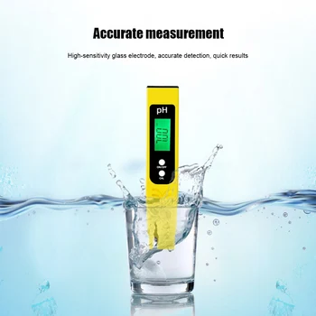 Izuzetno PH-tester Digitalni 0,01 PH-metar Kiselost 0-14 PH Vode LCD zaslon Mjerenje Kvalitete Vode Automatski Kalibracijski alat