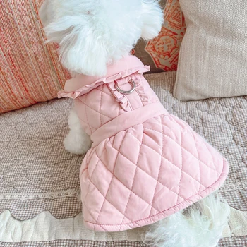 Zimska haljina za psa Suknja za mačke Chihuahua Jorkširski terijer Odjeća Štene Pomeranski Shih-Tzu je Malteška Pudlica Шнауцер Odjeća Kaputi