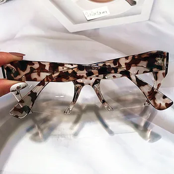 Berba Полукадровые naočale s anti-plavo svjetlo Za žene Jedinstvene Nove naočale s леопардовым po cijeloj površini 