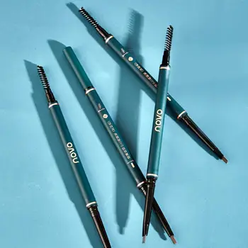 Olovka za obrve Novo Mali trokutasti oblik glatka smeđa kava boje izdržljiva vodootporna obostrane ručka za tetoviranje obrva BN287