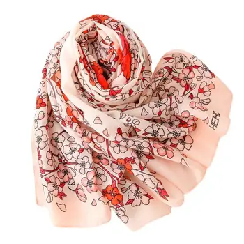 Moda Jesen Zima Ženski žiška je topli Šal odbojka na kremu Za sunčanje Hidžab, Marame Oblozi Ženski šal Echarpe Design marama