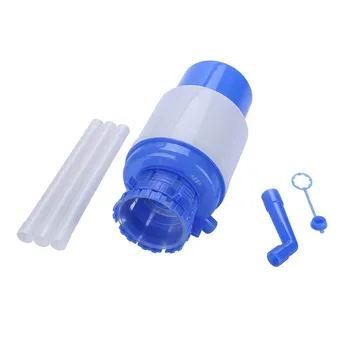 Uređaj za tlak vode je srednje veličine-bez ventil-plavi Ručni Bacač za boce s vodom Spremnik Pumpe Za kampiranje Piće iz Slavine Galon