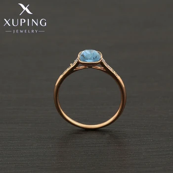 Xuping Nakit Novi dolazak Kristali Kvadratnog oblika Prsten u običnom modernom stilu za žene 810655437 