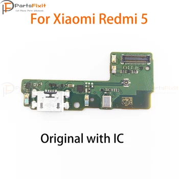 USB Port Za punjenje priključne stanice Fleksibilan Za Xiaomi Redmi 5 za Punjenje Priključak Naknada Docking konektor Micro USB Punjač Dijelu Ploče Zamjena Fleksibilne cijevi