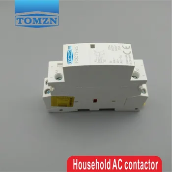 1 kom TOCT1 2P 25A 220/230 v 50/60 Hz Din-rake Potrošačke modularni контактор ac, 2NO